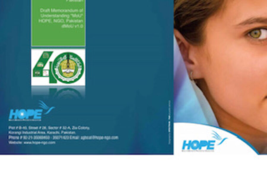 UniservArabia SARL signe un Protocole d’accord avec L’ONG Hope, Pakistan
